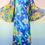 Thumbnail: 1970's Dandelions & Florals Accordion Sleeved Maxi