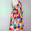 Thumbnail: 1960’s Geometric Rainbow Mini Dress