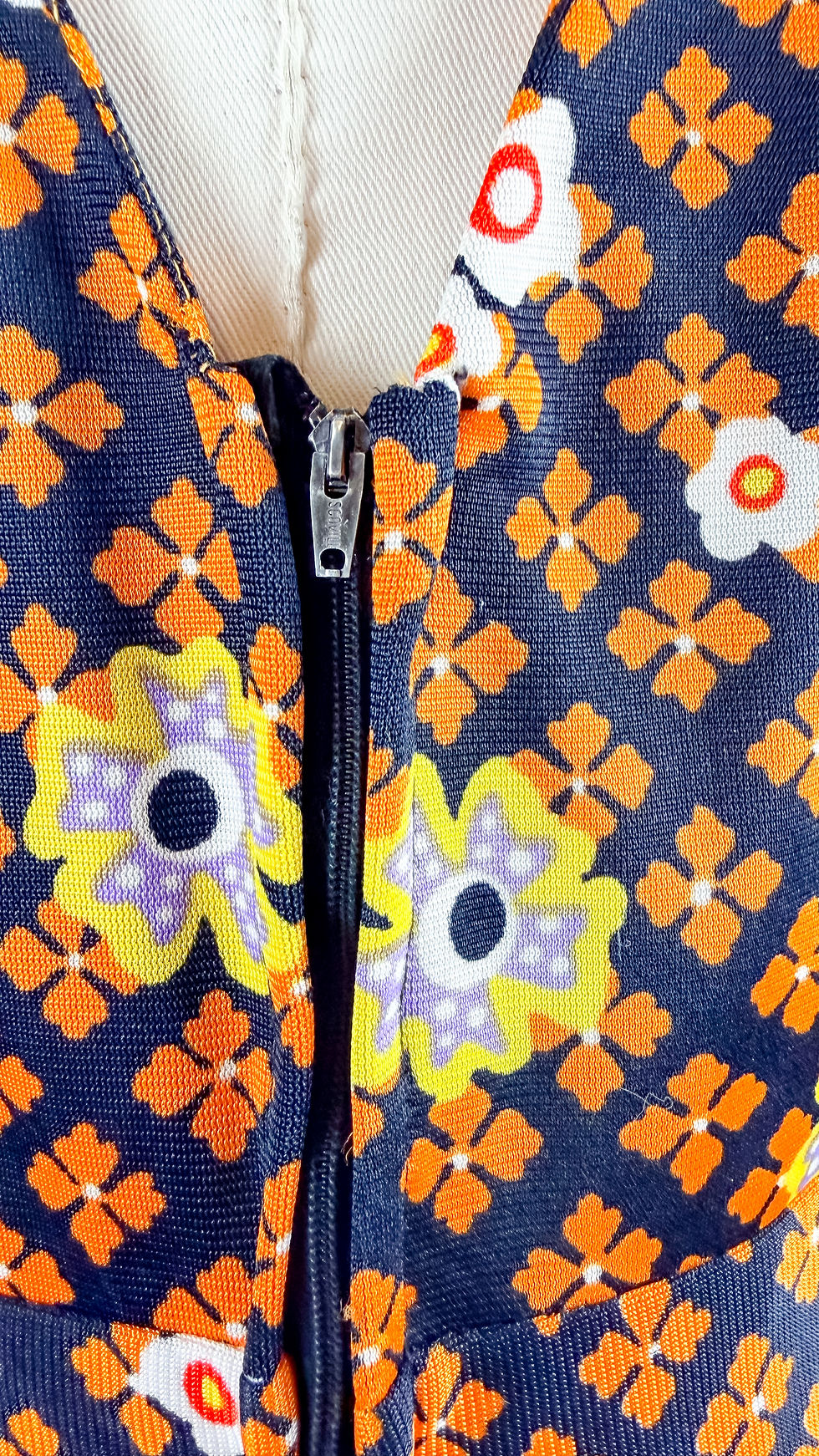 Thumbnail: 1970’s Palazzo Floral Jumpsuit - S/M