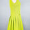 Thumbnail: 1970's Green Pleated Mod Dress