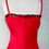 Thumbnail: 1970s Red Sequin/Feather Trimmed Jumpsuit