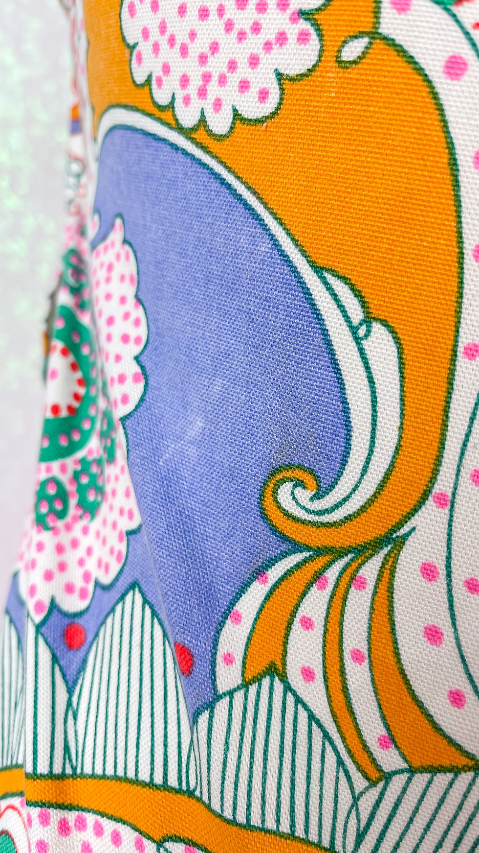 Thumbnail: 1970’s Psychedelic Pointed Collar Button Down Romper