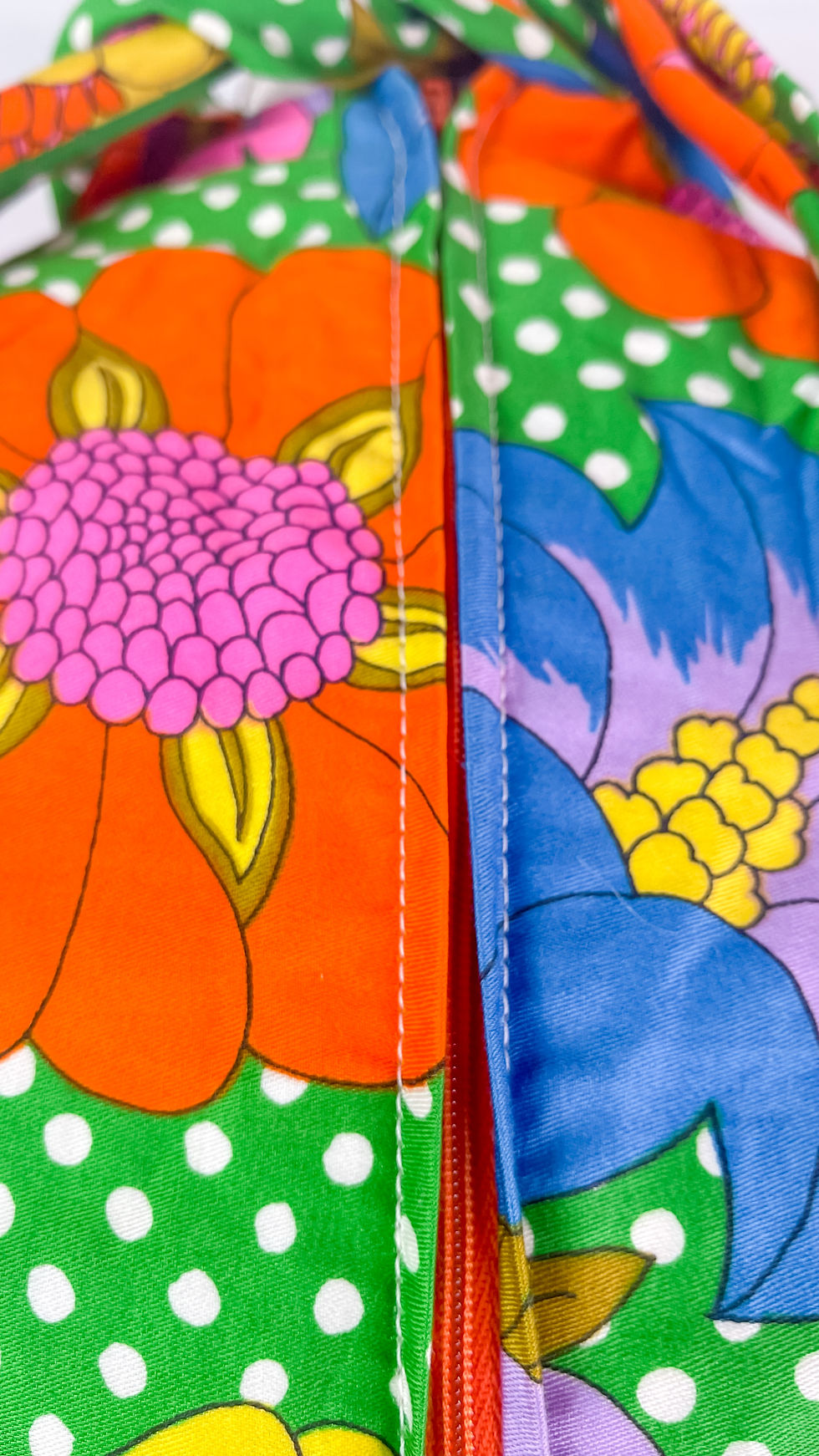 Thumbnail: 1960’s Bright Floral Flare Bellbottom Jumpsuit