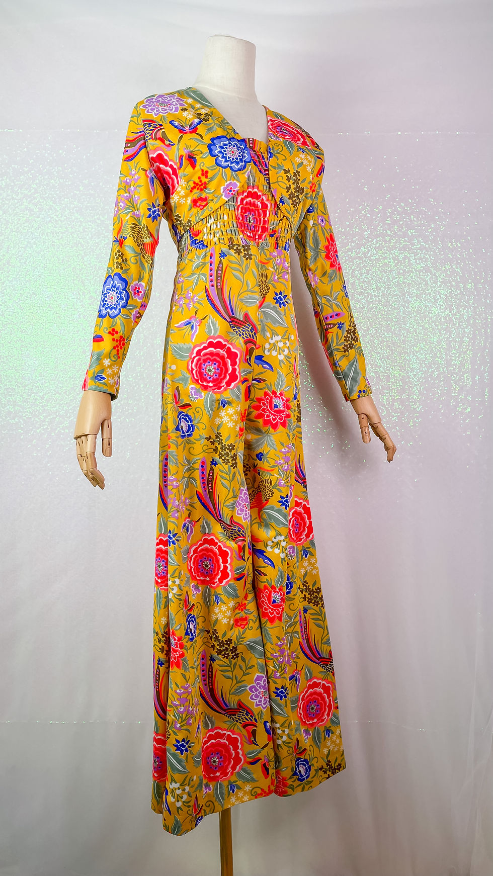 Thumbnail: 1970’s Pheonix & Floral Jumpsuit & Bolero Set