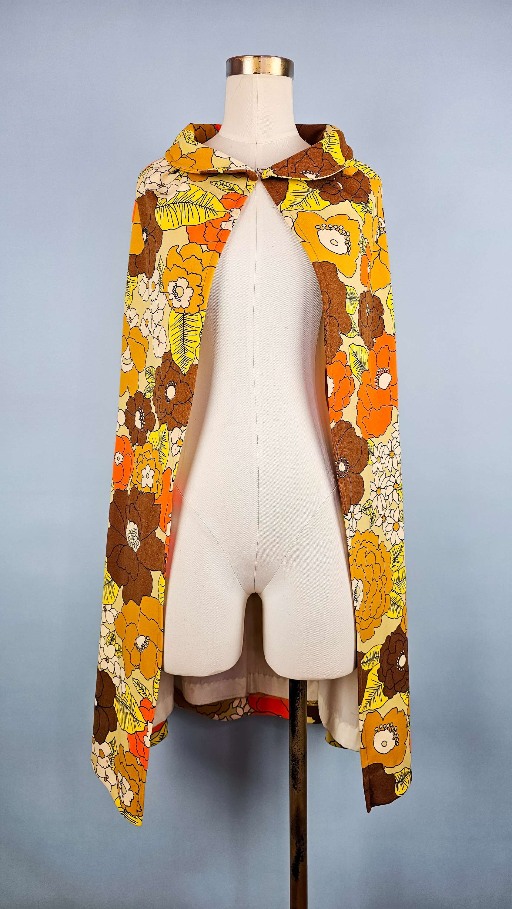 1970's Flower Power Cape