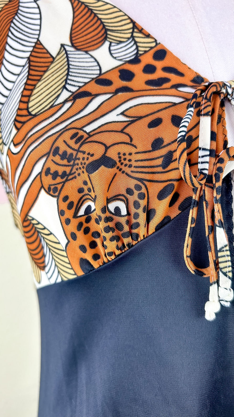 Thumbnail: 1970’s Leopard Print Slip Dress