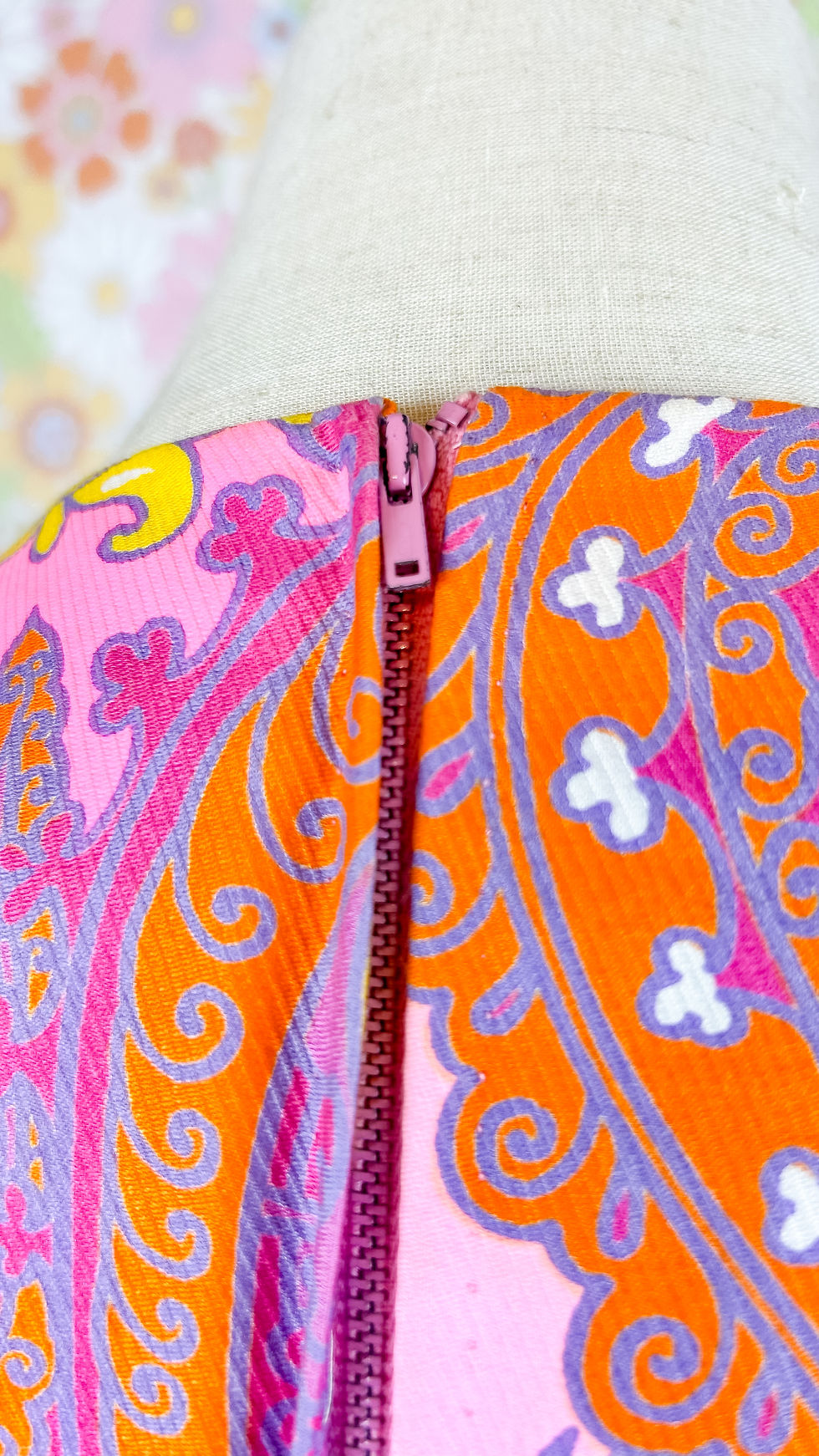 Thumbnail: 1960’s Groovy Pink Dress & Short Set - XS