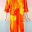 Thumbnail: 1970’s Orange Psychedelic Wide Sleeve Maxi