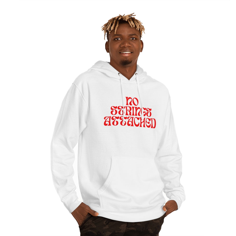 Thumbnail: No Strings AttachedUnisex Hooded Sweatshirt