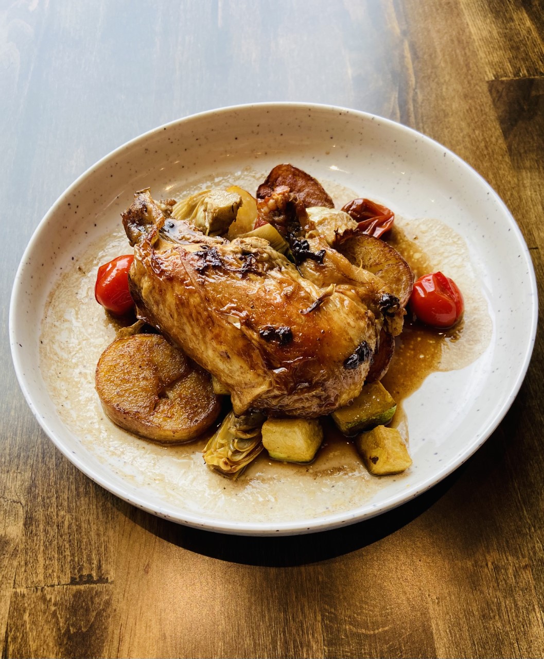 Arranged Food and Objects