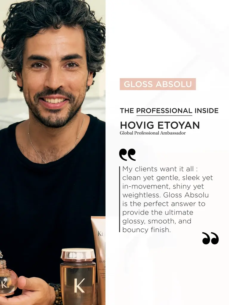 Thumbnail: Kérastase Gloss Absolu Anti-Frizz Glaze Milk Spray 190mL