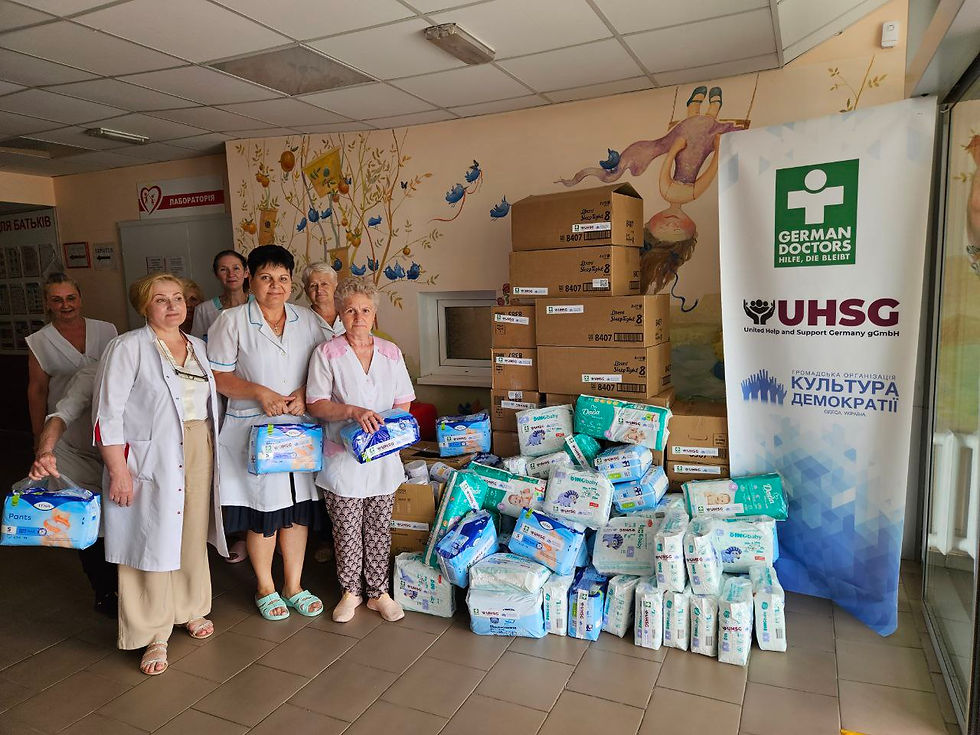 Palliative charitable assistance for people and children in southern Ukraine