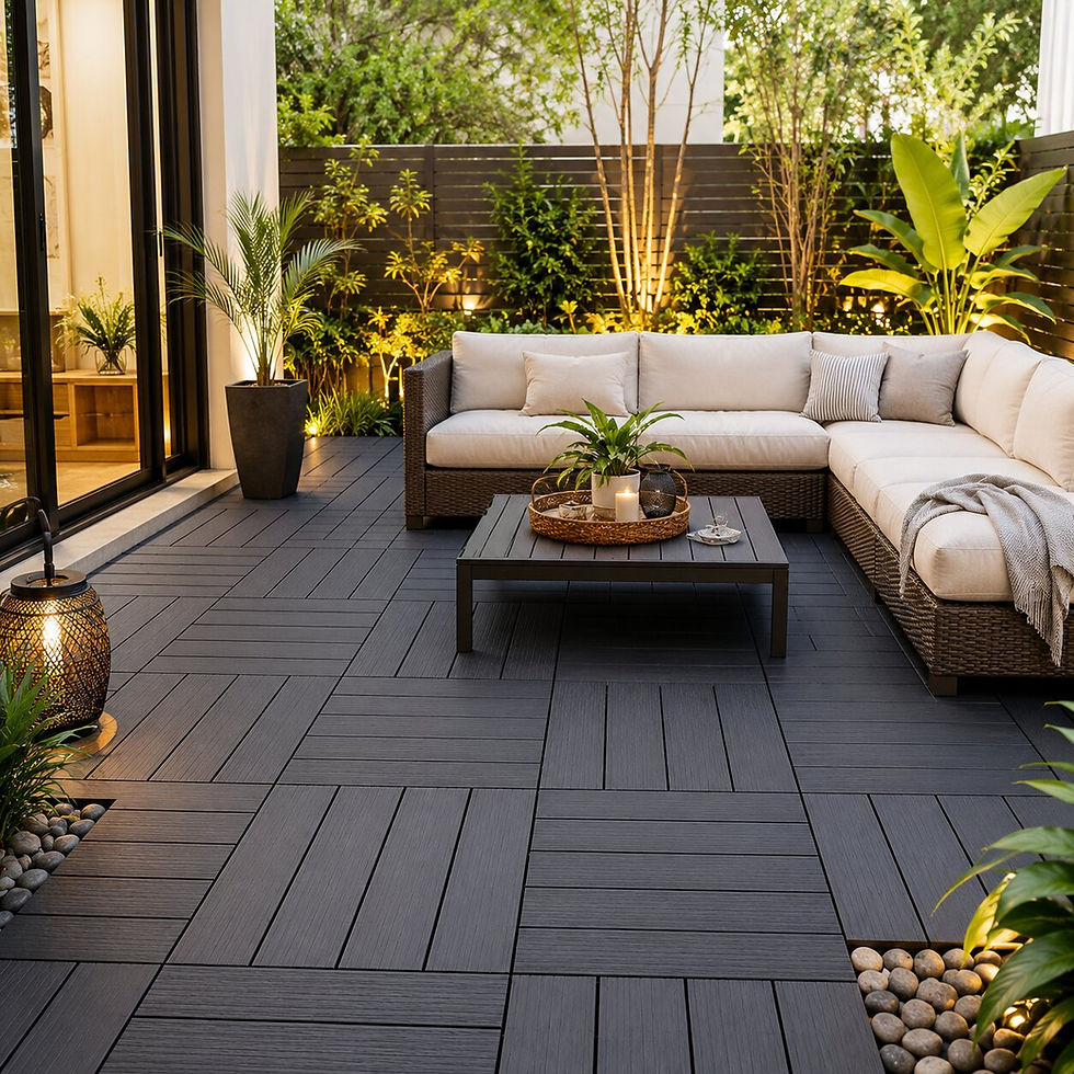 Composite Decking Tiles for Modern Outdoor Living