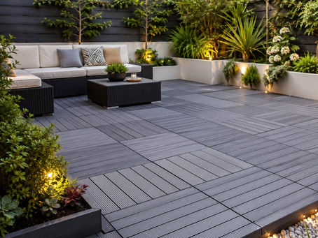 Composite Decking Tiles for Modern Garden Decks