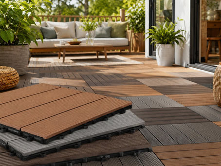 Composite Decking Tiles for Durable Outdoor Decking