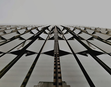 Abstract Glass Building