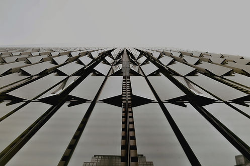 Abstract Glass Building