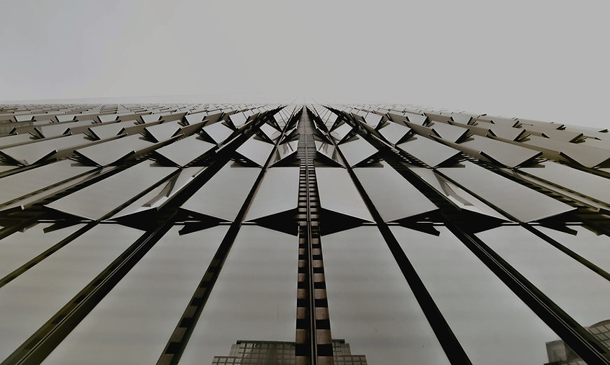 Abstract Glass Building