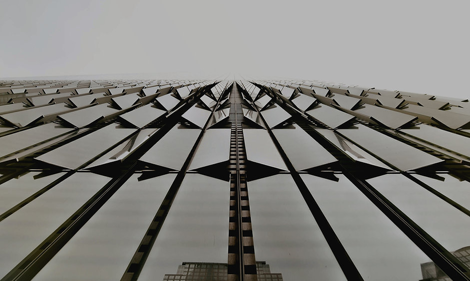 Abstract Glass Building