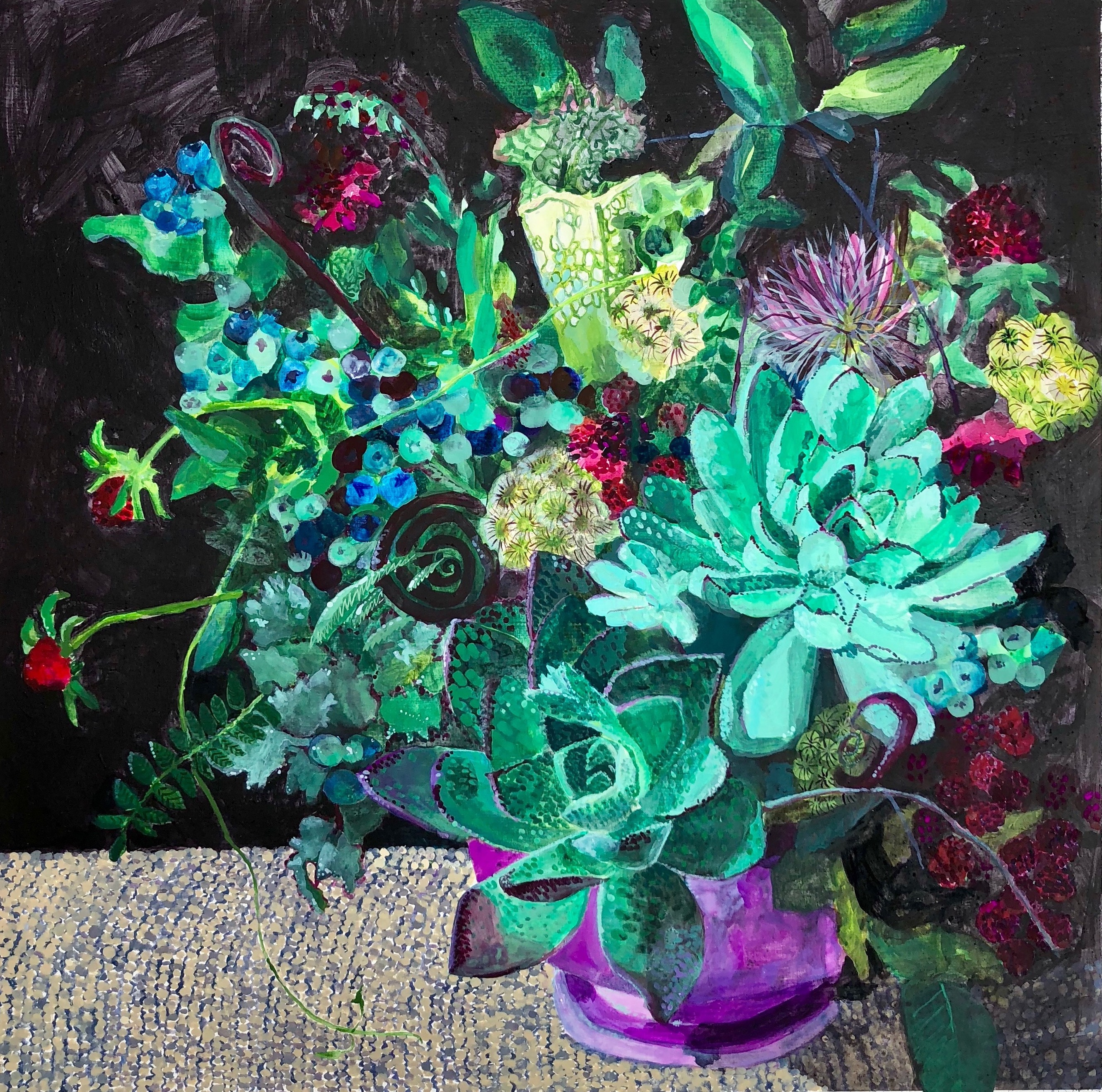 Untitled (Still life with succulent)