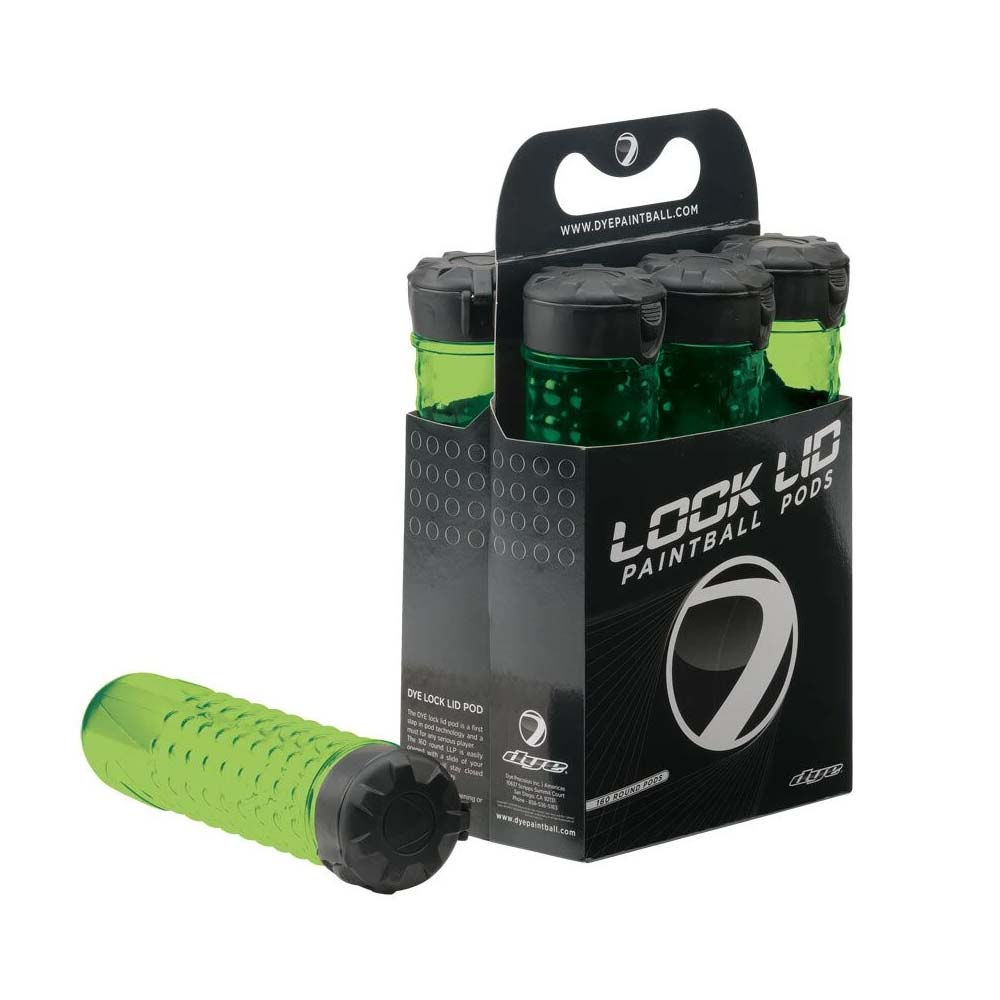 POD DYE 160 ROUND LOCKLID 6 PACK LIME