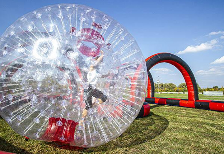 Bola humana hinchable Zorb Roll ViveJuego Valencia