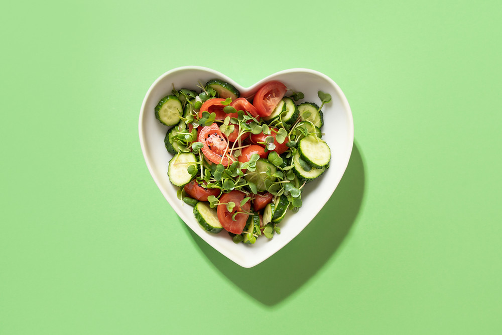 microgreens salad