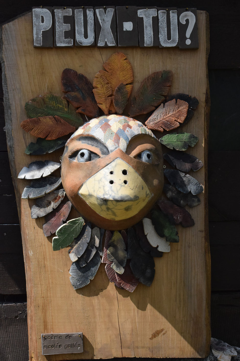 Mask flûte Raku