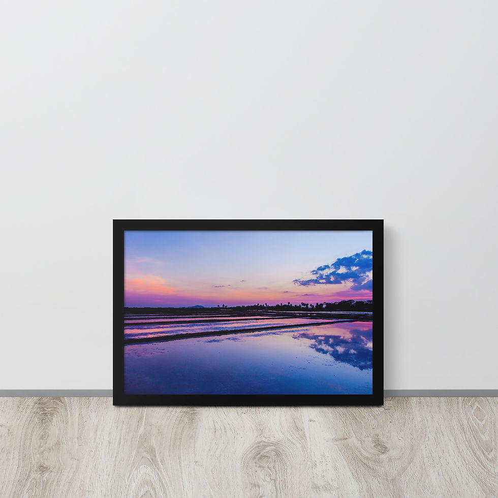 Thumbnail: Framed photo paper poster