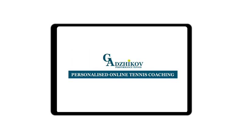 GAdzhikov Logo, name of the program - Online Personalised Tennis Coaching