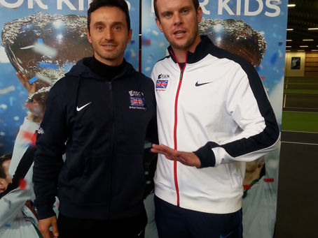 George Adzhikov become part of the Davis Cup Legacy and LTA initiative to inspire the young talents in Great Britain