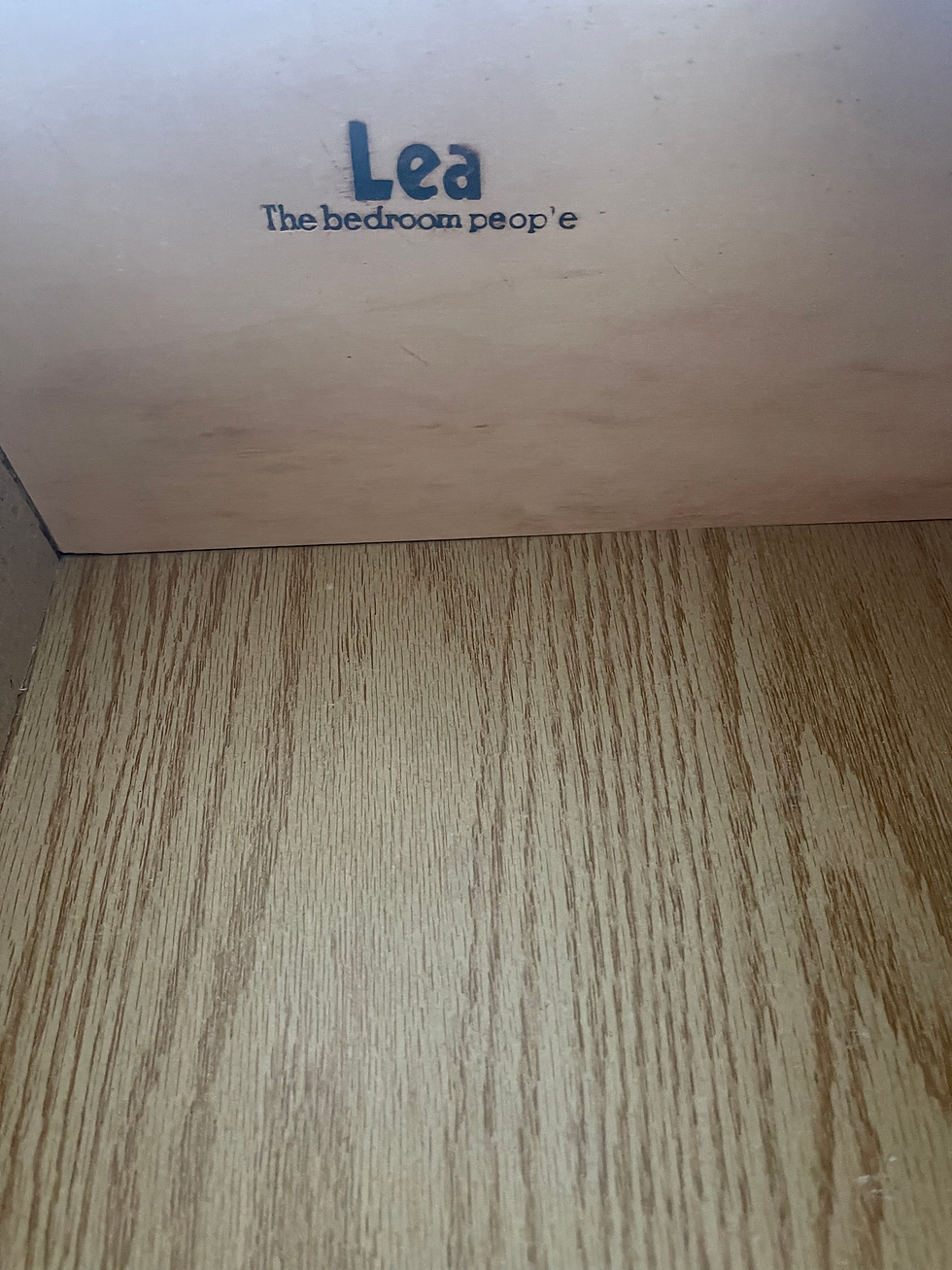 Thumbnail: Vintage Lea Furniture Faux Bamboo Credenza