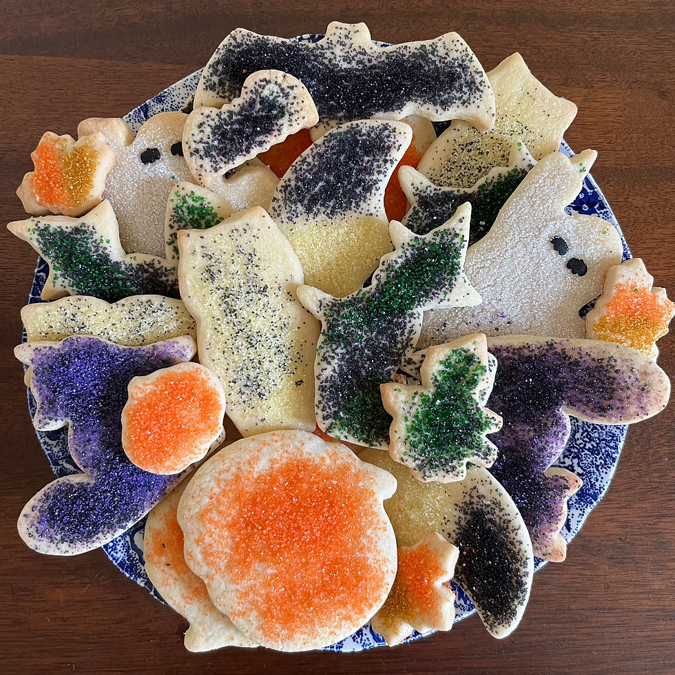 Halloween Cutout Sugar Cookies