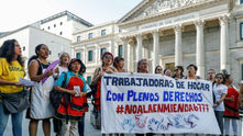 En España, 44% de empleadas de hogar son migrantes que ahora podrán cobrar "el paro"