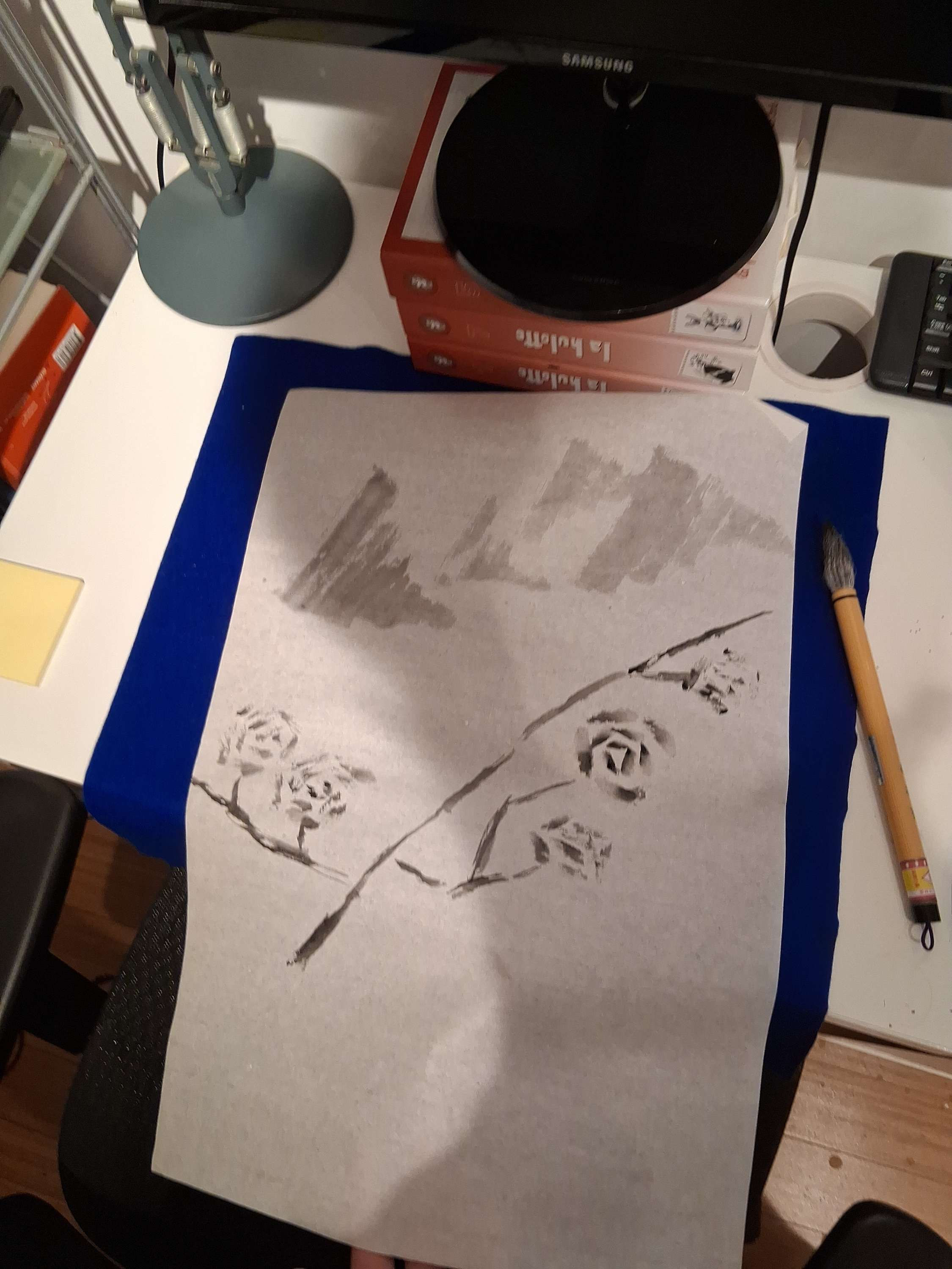 Flowers and Mountains