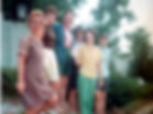 Camelot Garden Club members landscaping the Camelot Neighborhood entrance, 1968