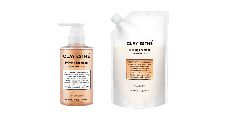 クレイエステ プライミングシャンプー ピンククレイ 800ml パウチ Preferee