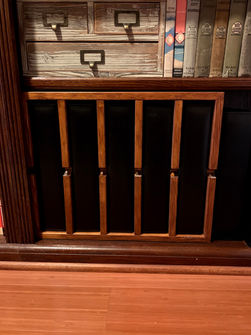Vertical Shelves (for binders)