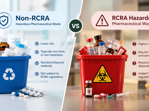 Non-RCRA vs. RCRA Hazardous Pharmaceutical Waste: What's the Difference?