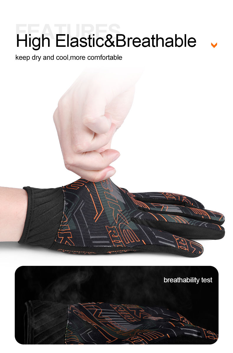 Miniatura: INBIKE Cycling Gloves For Men Bicycle Mountaineering Ski Gym Sports Full Finger 