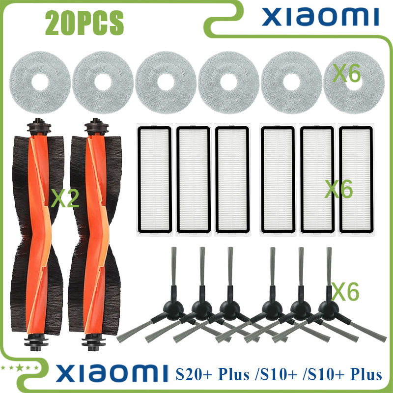 Miniatura: For Xiaomi Robot Vacuum S20+ Plus B108GL/ S10+ Plus B105 Parts Main Roller Side 