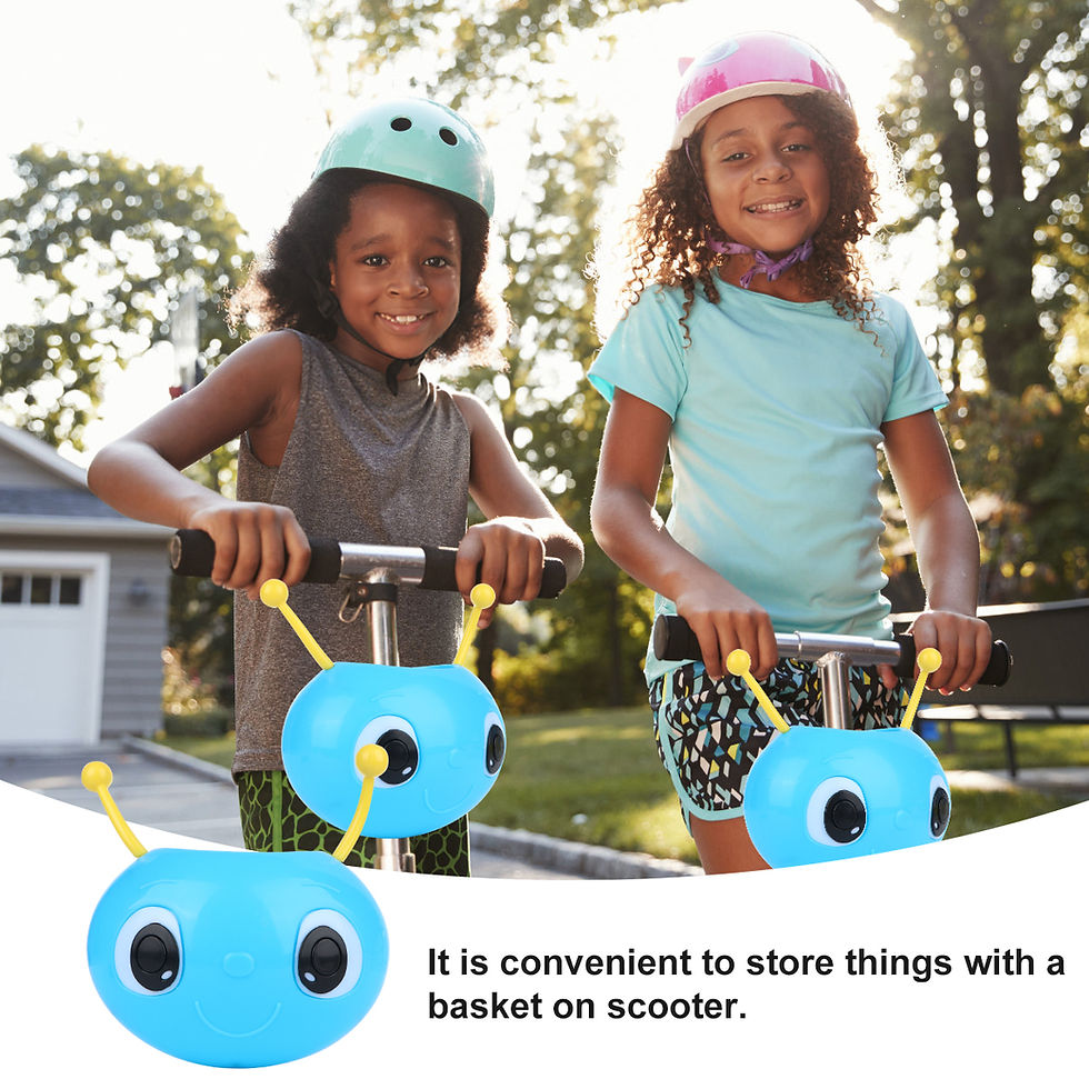 Miniatura: Children Scooter Cartoon Basket Cycling Basket Bike Accessories Girl Scooter Sto