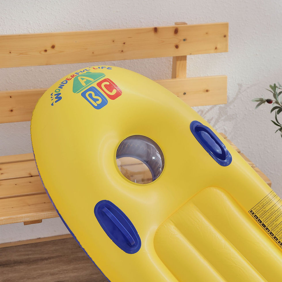 Miniatura: Surfboard for children, inflatable and thickened water play float with handle, f