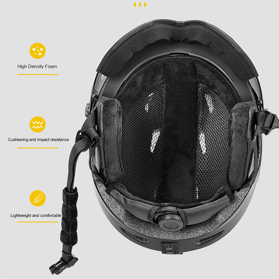 Miniatura: Winter Skiing Helmet With Goggles PC EPS Integrally Molded Outdoor Ski Helmet Pr