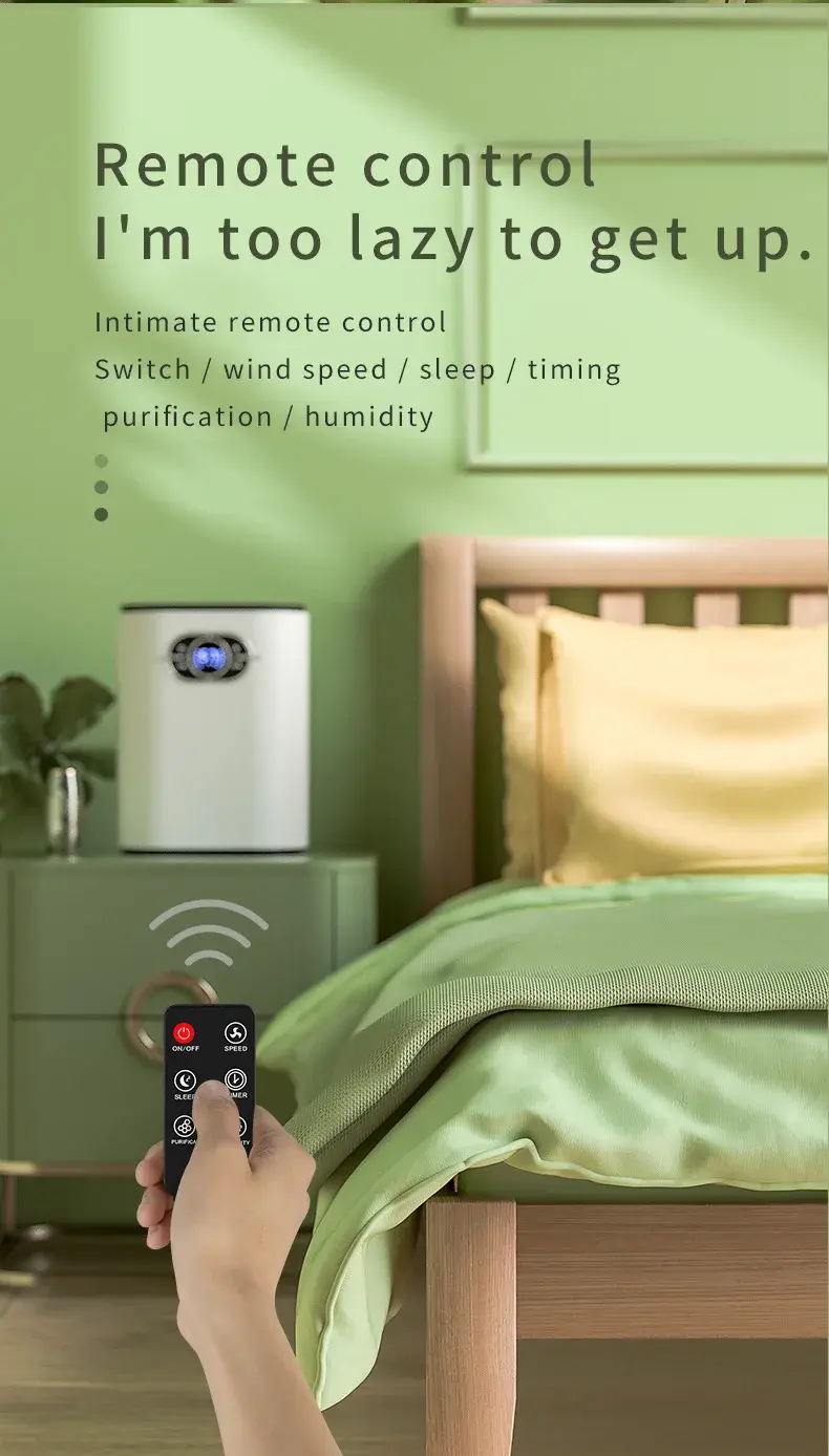 Miniatura: Air Dehumidifiers Touch Screen Remote Control Mini Bathroom Air Dryer Electronic