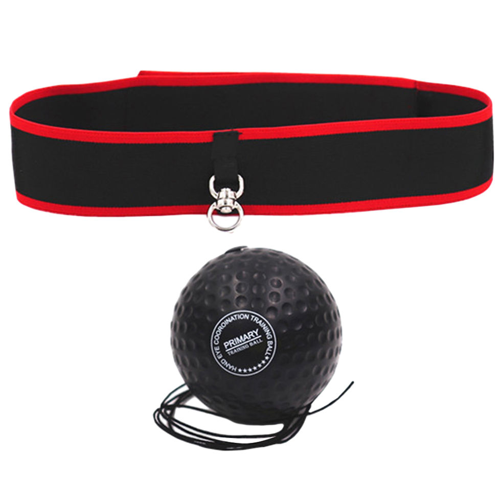 Miniatura: Boxing Reflex Ball Head Band Head-mounted Boxing Speed Ball Sanda Combat Trainin