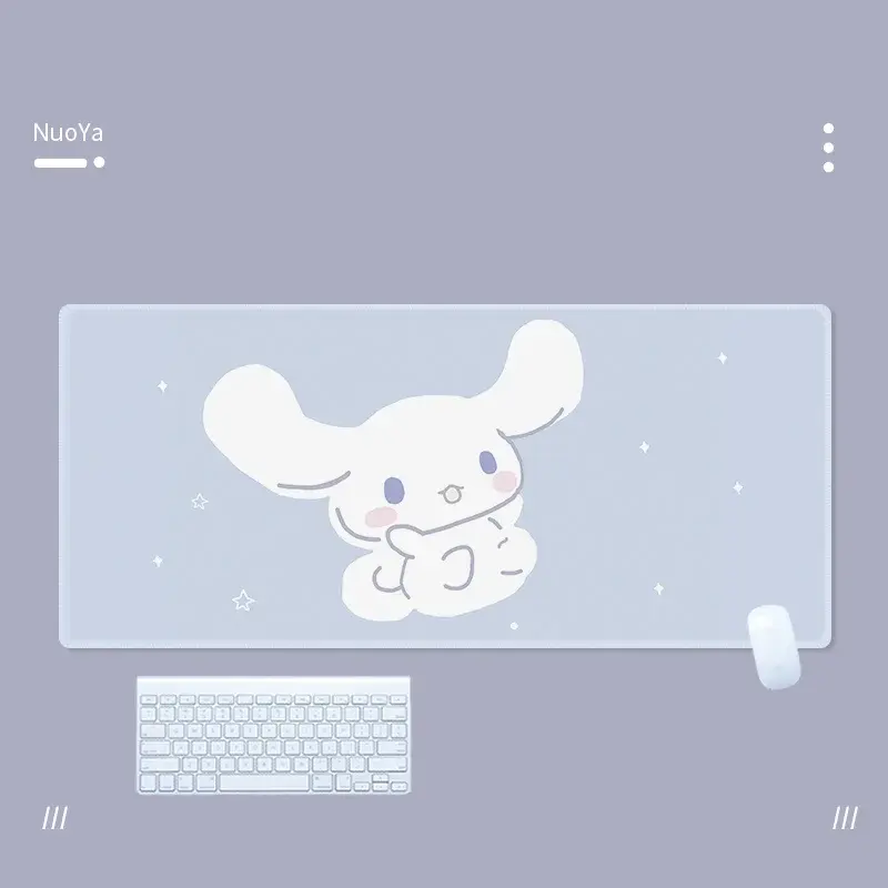 Miniatura: Cinnamoroll Mouse Pad anime Kawaii Large Mat Gaming Kuromi Mousepad Gamer Stitch