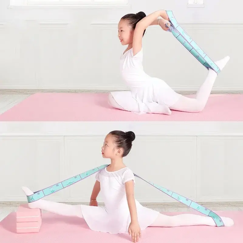 Miniatura: 8 Dance Training Segmented Band Stretching Belt for Ballet Dance Gymnastics Pila