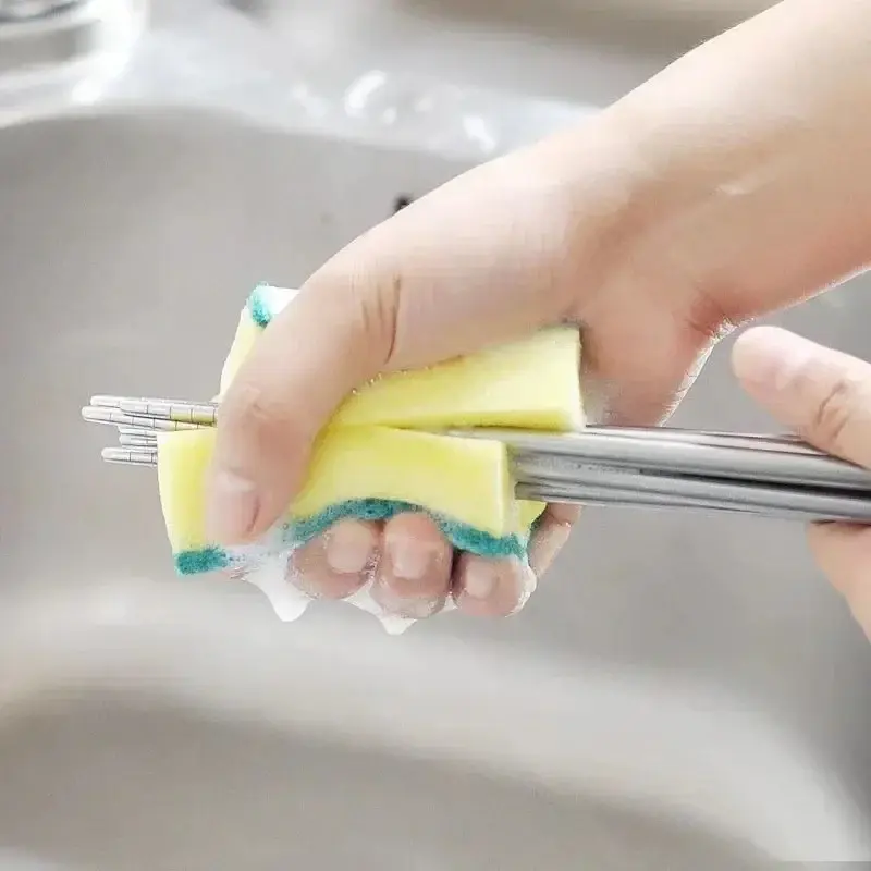 Miniatura: Highly absorbent double-sided sponge magic cleaning pot rust sponge cleaning bru