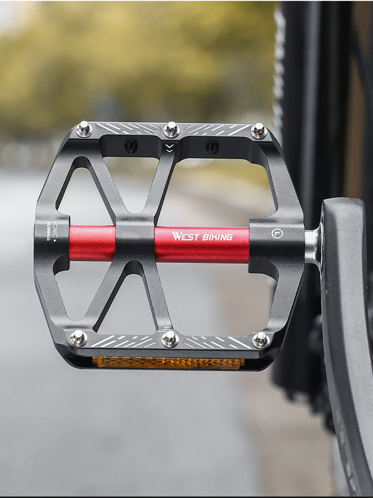 Miniatura: WEST BIKING CNC 3 Bearing Bicycle Pedals Ultralight BMX MTB Road Bike Pedals Non